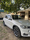 Вітровики з хром молдингом (4 шт, HIC) для BMW X5 F-15 2013-2018 рр, фото 2