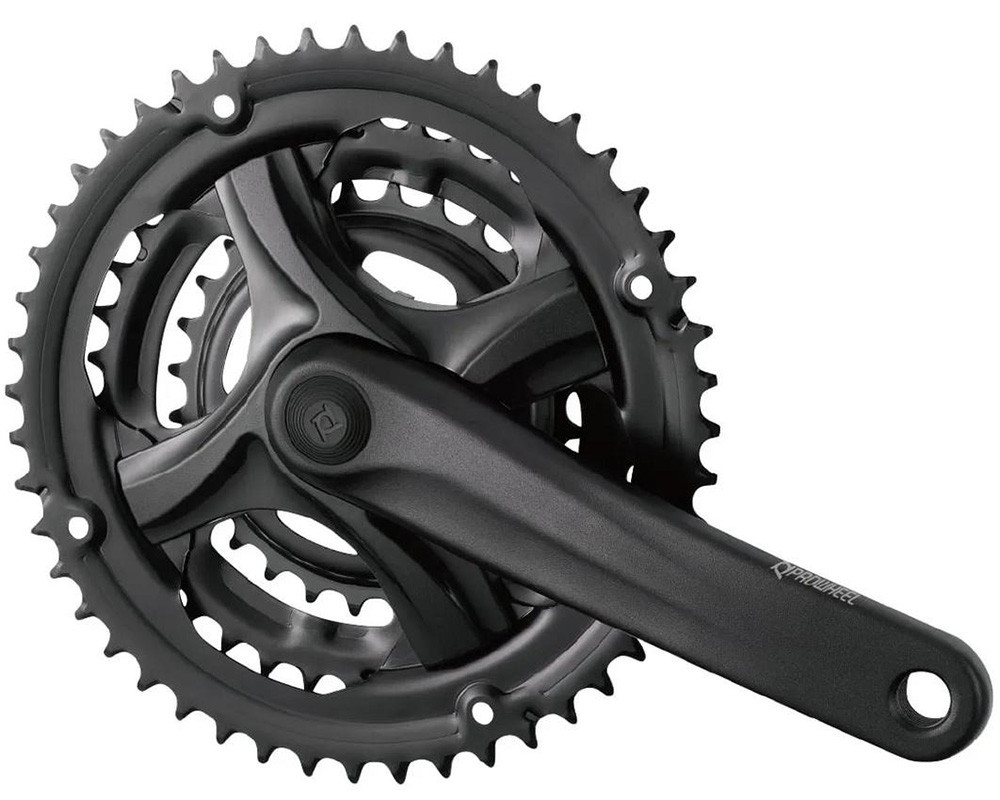 Шатуни велосипедні Prowheel TA-CM90 (48/38/28T) алюміній, L-170 mm, фото 1
