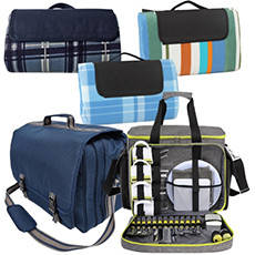 Набори для пікніку. Туристичні килимки. Каремати. Гамаки.