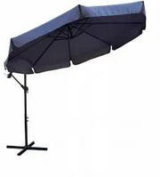 Садова парасоля JUST GARDEN Casablanca 3 м синя, велика, з вентиляцією та регулюванням