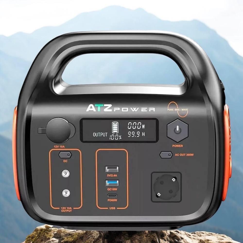 ATZ Power 300/600 Вт потужна електростанція, повербанк для дому, квартири, для роботи