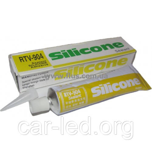 Термоклей Silicone Sealant (RTV-904) 50g для приклеювання світлодіодів, чіпів, транзисторів до радіаторів