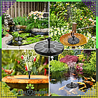 Садовий фонтан на сонячній батареї, декоративний фонтан для саду, ставка RC-K-1674, фото 5