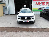 Дефлектор капоту EuroCap для Dacia Duster 2008-2018 рр, фото 5