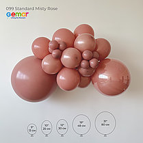 GEMAR-ДЖ 5" A50 099 Пастель Туманно-рожевий | Standard Misty Rose, фото 4