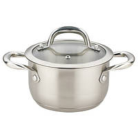 Каструля Kamille з неіржавкої сталі 1.5 л із кришкою