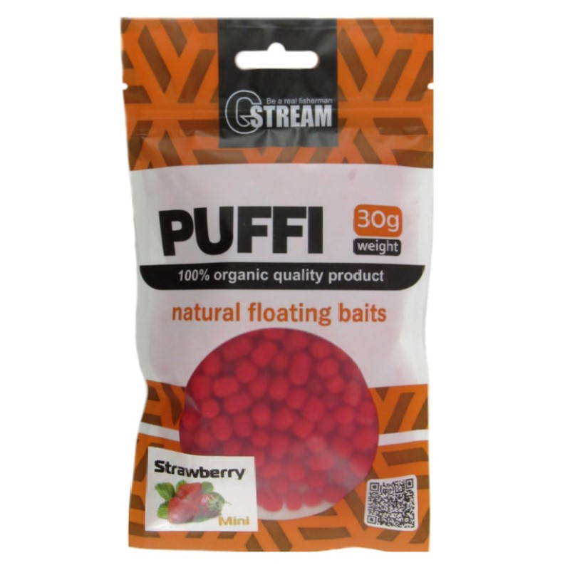 Повітряне пінне тісто G.Stream Полуниця (30г) — натуральна насадка для рибалки, вологостійка, універсальна, фото 1