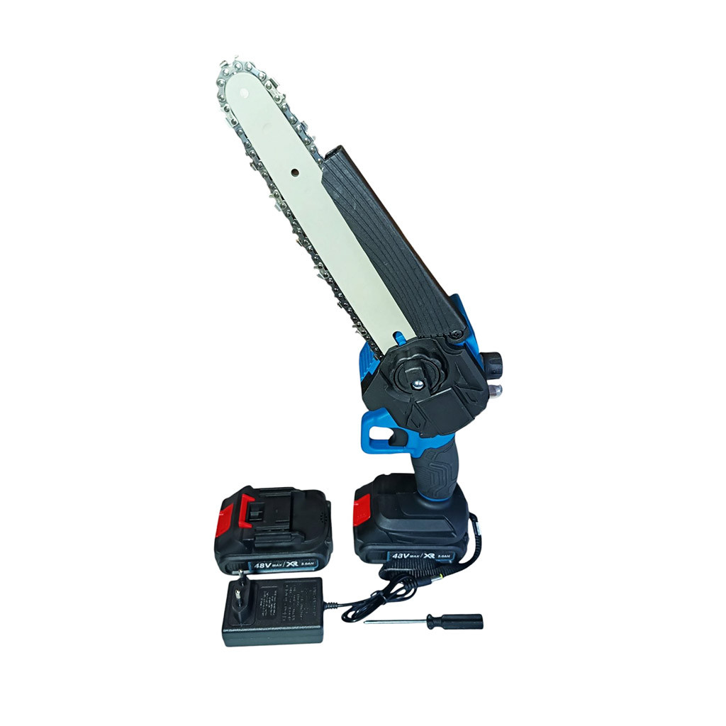 Електропила ланцюгова акумуляторна 8'' 24 V з бачком для змащення, фото 1