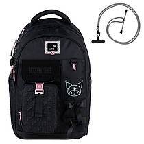 🎒 Новинка 2025 року!  Рюкзак Kite HK25-2597L Kuromi — стиль, комфорт і надійність щодня!