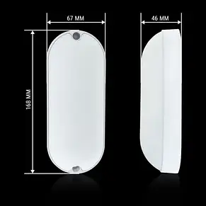 Світильник світлодіодний ЖКГ Biom MPL-О18-6 18Вт 6000К овал (17817), фото 4