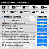 Lancol MDXT-800 BatteryTester (рос меню кольоровий дисплей) аналізатор акб 12/24V всіх типів 3-360 Ah, фото 5