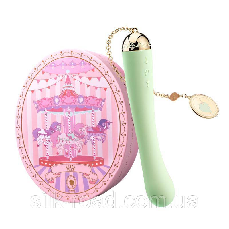 Вібратор для точки G з підключенням до телефону ZALO Momoko Melon Green, фото 1