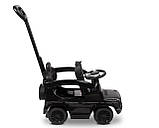 Машинка для катання Caretero (Toyz) Mercedes G350 D з батьківською ручкою Black, фото 4