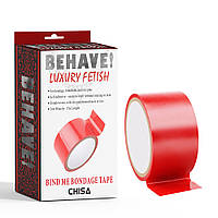 Бандажна стрічка Chisa Behave! Bind Me Bondage Tape, червона