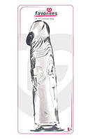 Прозорий фалоімітатор Dream Toys ALL TIME FAVORITES 9INCH CLEAR DONG