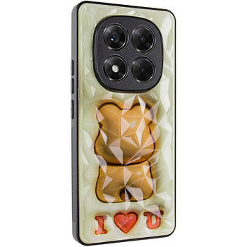 Чохол TPU+PC Prisma Fluffie для Xiaomi Redmi Note 14 Pro 5G Bear