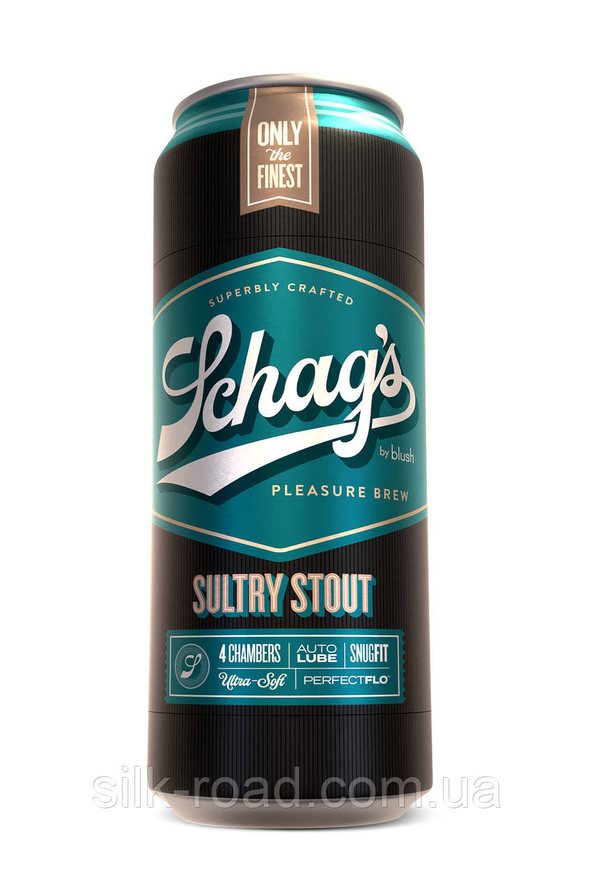 Самозмащувальний мастурбатор Blush Schag's Sultry Stout у вигляді банки пива