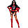 Сексуальний костюм Leg Avenue Bat Woman, XS, із 4 предметів, чорно-червоний, фото 3