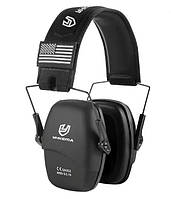 Тактичні шумоподавляючі навушники YHKEMA чорні
