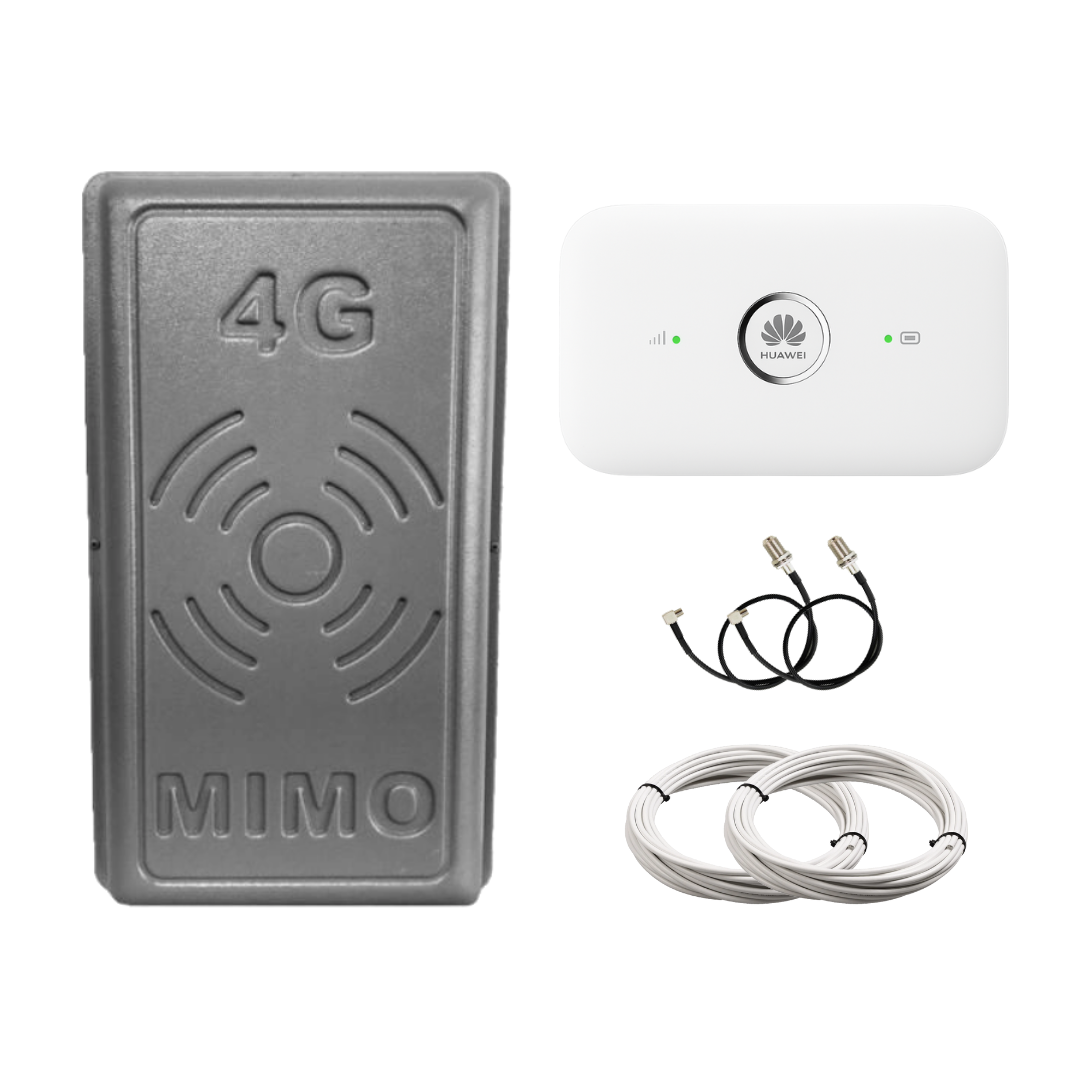 4G роутер Huawei 5573 + антена RNet MIMO 2×17 дБ – готовий 4G LTE комплект
