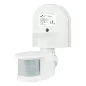 Інфрачервоний датчик руху BIOM IRM-01W max 1200Вт 180° білий настінний (18914), фото 1