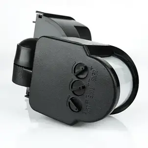 Інфрачервоний датчик руху BIOM IRM-02B max 1200Вт 180° чорний настінний (18915), фото 2