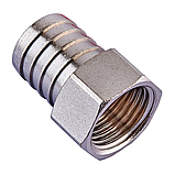 Перехідник Штуцер 14 мм - внутрішня різьба 1/2" латунний, фото 2