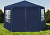 Садовий павільйон альтанка намет 6 стінок Bonro B-9007 синій, фото 6