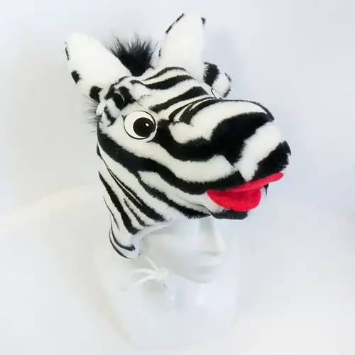 Дитяча маскарадна шапочка Зебра ТМ Золушка (ZL407), фото 1