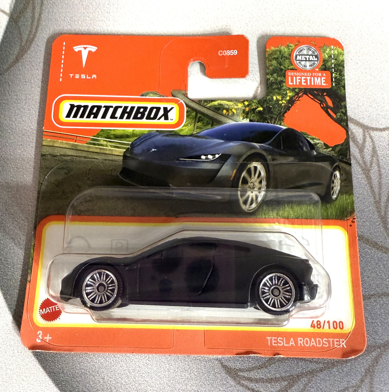 Колекційна машинка Matchbox Tesla Roadster