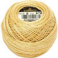 Нитка DMC Pearl Cotton 676