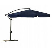 Садова парасоля JUST GARDEN Casablanca 3 м синя, велика, з вентиляцією та регулюванням, фото 2