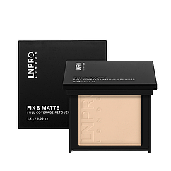 Матуюча пудра для обличчя LN Pro Fix & Matt Powder № 104 Темно-бежевий