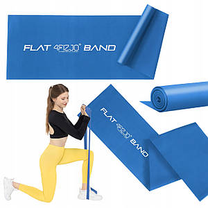 Стрічка-еспандер для спорту та реабілітації 4FIZJO Flat Band 200 х 15 cм 9-11 кг Blue (P-5907222931660)