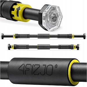 Турнік розсувний 4FIZJO 66-100 см Black/Yellow (P-5907739314765)