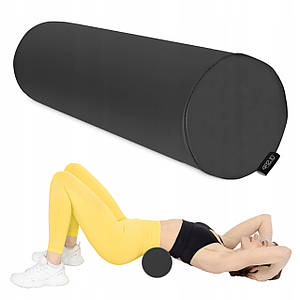 Валик для реабілітації та масажу 4FIZJO 60 x 15 см Black (P-5907739319722)