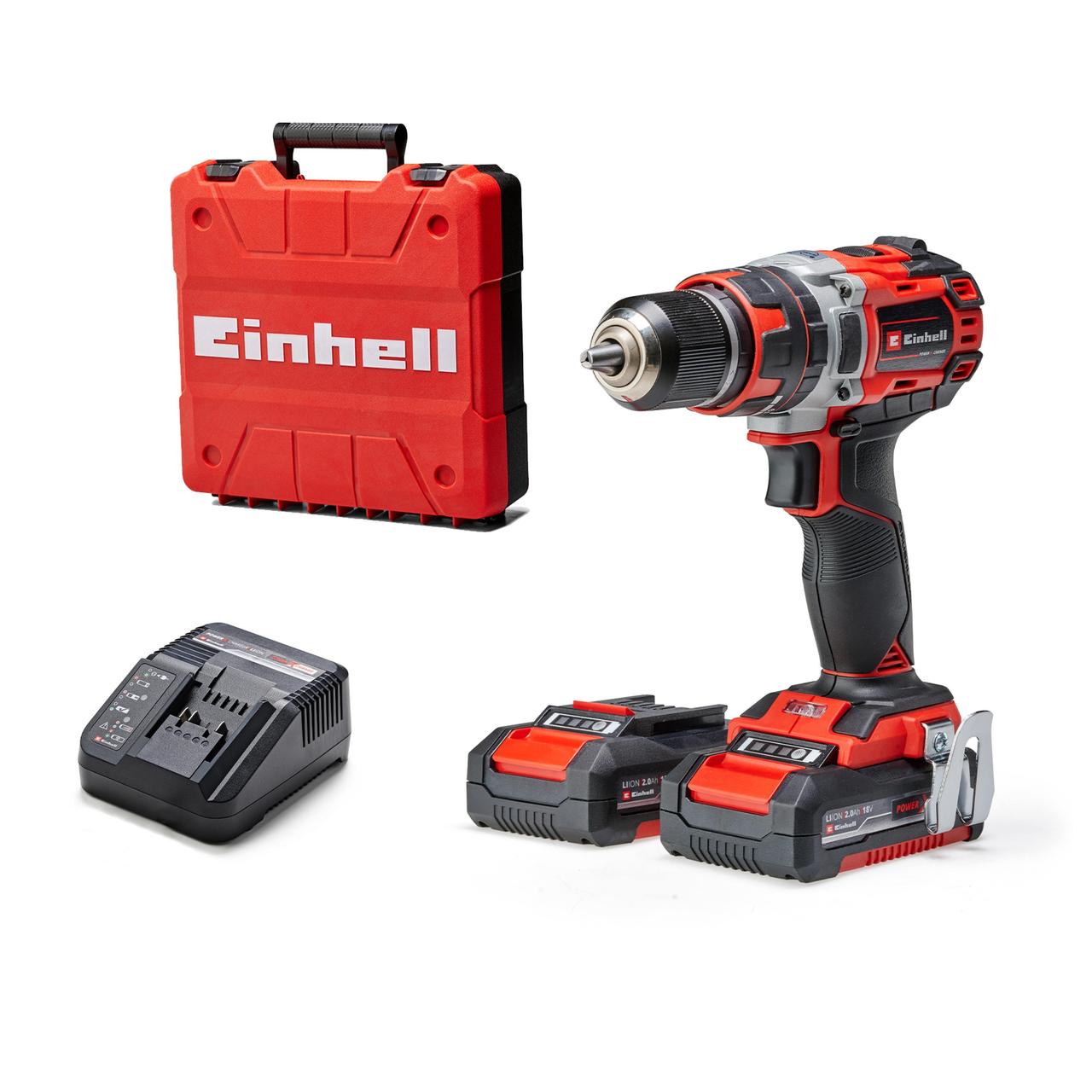 Шуруповерт акумуляторний ударний Einhell TP-CD 18/50 Li-i BL 2x2.0Ah (4513940)