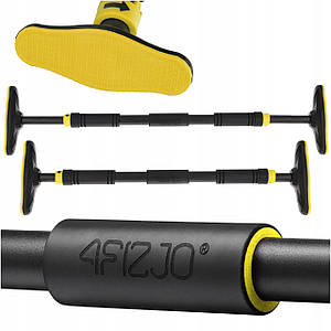 Турнік розсувний 4FIZJO ULTRA 66-100 см Black/Yellow (P-5905973400343)