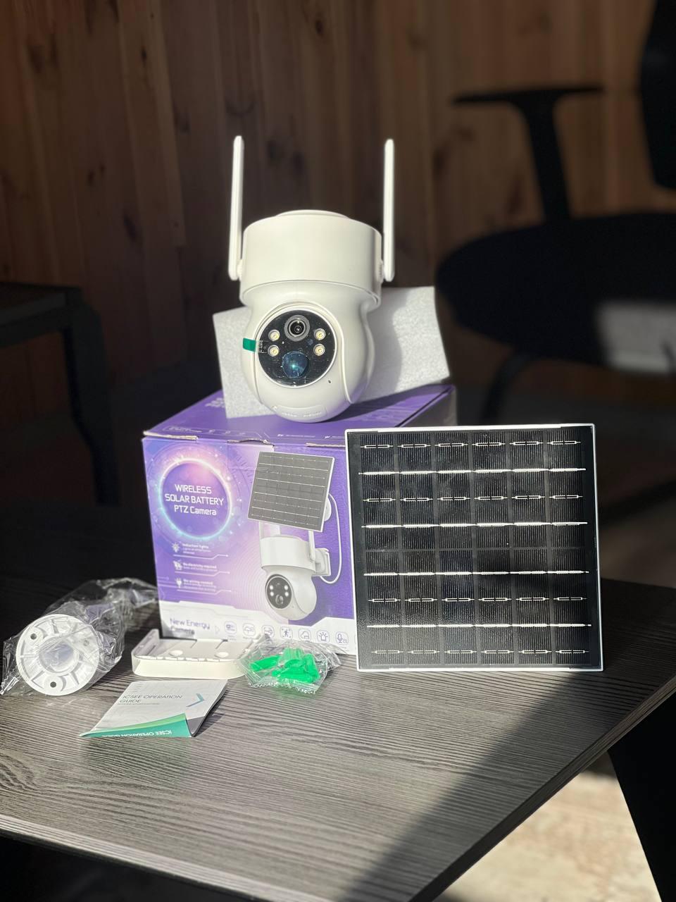 Камера наружная 360 TQ1-GK4-6MP wif solar ptz 4mp-6mp camera app^ISEE