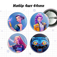 Набор значков Кейпоп-охотницы на демонов / KPop Demon Hunters