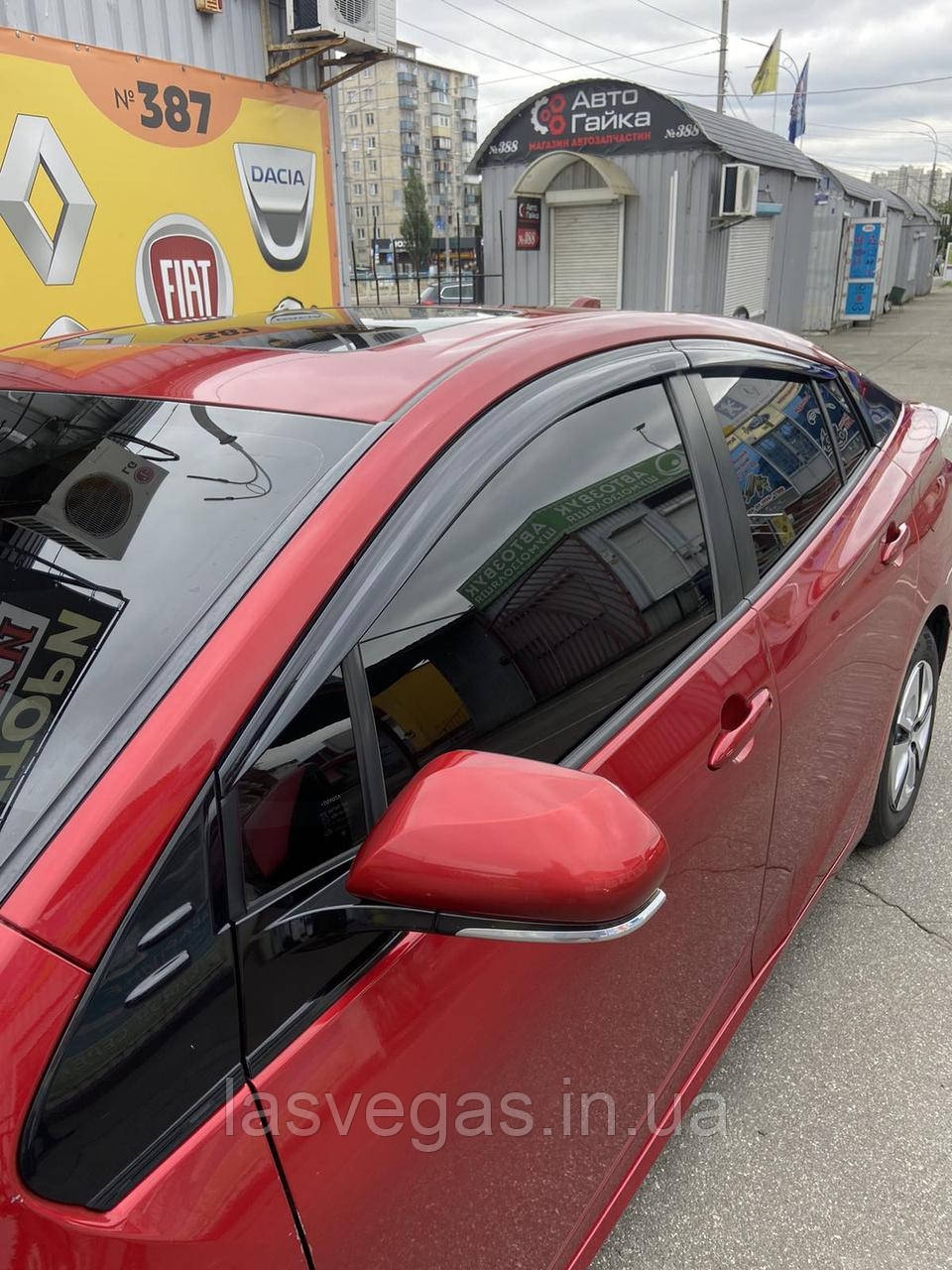 Дефлектори вікон (вітровики) Toyota Prius 2016- (Autoclover D756), фото 1