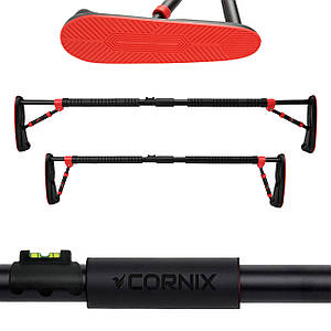 Турнік розсувний Cornix Elite 130-170 см XR-0292 Black/Red