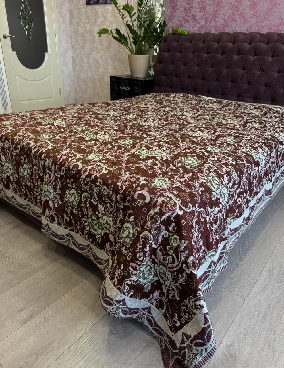 Гобеленове покривало євро 200*220/покривало капа, фото 1