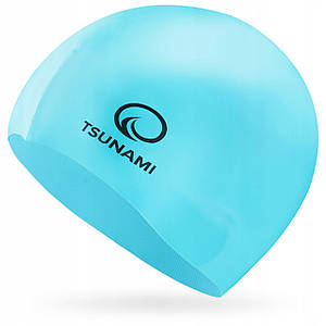 Шапочка для плавання TSUNAMI Kids дитяча Sky Blue (P-5905973401807)
