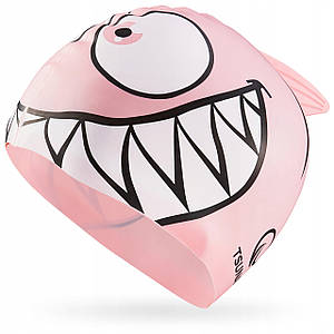 Шапочка для плавання TSUNAMI Shark дитяча Pink (P-5905973401821)