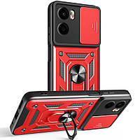 PC + TPU чохол Camshield Armor для Motorola G05 / червоний