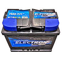 Акумулятор ELECTRON START-STOP AGM 70Ah Єв (-/+) (760EN) (д276*ш175*в190)