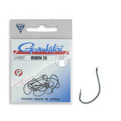 Гачки Gamakatsu Worm 39 №1 (10шт/уп)