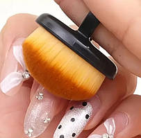 Змітка щітка міні на кільці для нігтів