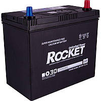Акумулятор ROCKET 45Ah ASIA Ев (-/+) ТК (430CCA) (д237*ш127*в227) SMF 55B24L без нижн. бурт + перехідник під